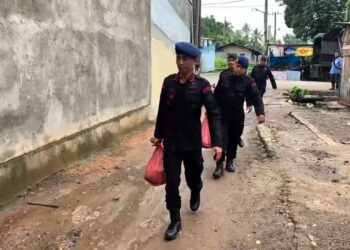 Selama Bulan Ramadan, Sat Brimob Poldasu Aktif Melaksanakan Kegiatan Sosial