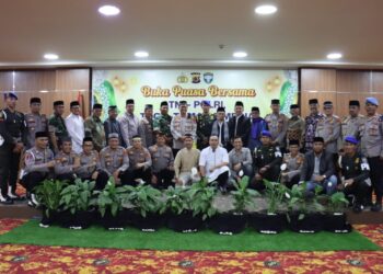 Pererat Sinergitas TNI-Polri Dan Tokoh Agama, Polres Aceh Tengah Gelar Buka Puasa Bersama