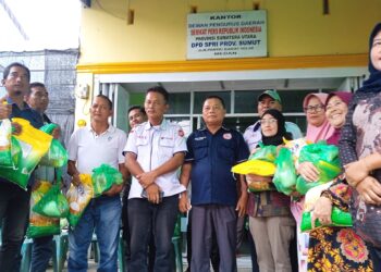 Ketua DPD SPRI Sumut Bersama Media Bakti Sosial Menyambut Hari Raya Idul Fitri
