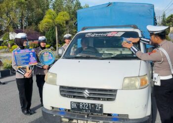 Satlantas Polres Bener Meriah Kenalkan Hotline 110, Kelancaran Dan Keamanan Pemudik