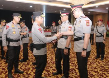 Kapolda Sumsel Irjen Andi Memimpin Sertijab Karo Rena, Dirlantas, Sejumlah Kapolres