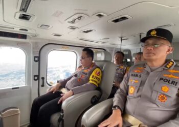 Kapolri Listyo Sigit Prabowo Pantau Jalur Mudik Via Udara