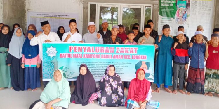 Baitul Mal Gampong Darul Aman Kembali Salurkan Zakat, Tahun 2026 Targetkan Rehab Rumah 