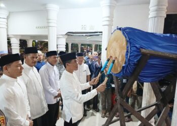 Sambut Idul Fitri 1446 Hijriah, Pj Walikota Langsa Lepas Rombongan Pawai Takbir