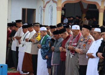 Shalat Idul Fitri 1446 H Bersama Masyarakat Di Burni Bius, Ini Sambutan Kapolres Aceh Tengah