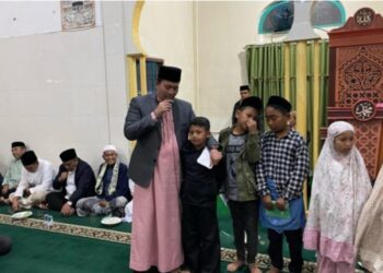 Safari Ramadhan Di Burni Bius, Bupati Aceh Tengah Shalat Tarawih Masjid Nurul Iman