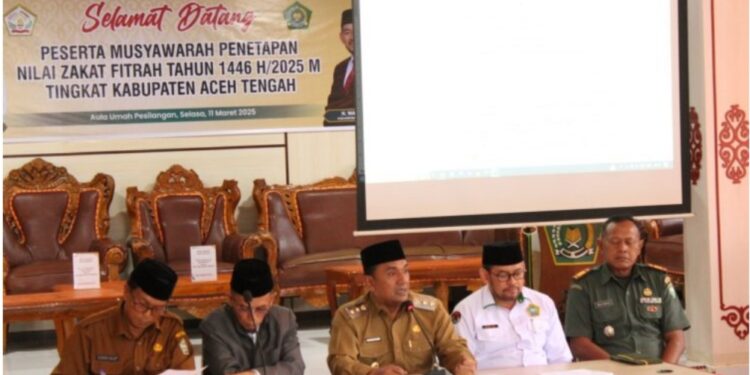 Hari Ini, Pemkab Aceh Tengah Tetapkan Besaran Zakat Fitrah 1446 H/2025 M