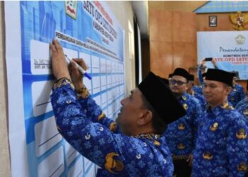 Kepala SKPK Aceh Tengah Teken Komitmen “Satu OPD Satu Inovasi”