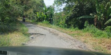 Jalan simpang Lukup Pante Raya Dalam Perbatasan Lukup Sabun Menanti Korban