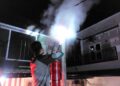 Sedang Menikmati Buka Puasa, BPBD Padamkan Kebakaran Kabel Listrik