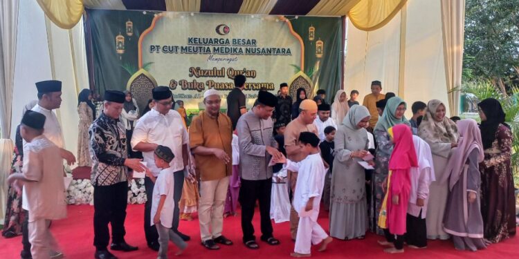 PT CMN Peringati Nuzulul Qur’an dan Buka Puasa Bersama Puluhan Anak Yatim