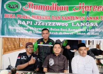 Erat Silaturahmi Gapai Berkah Bulan Ramadan, RAPI Langsa Gelar Bukber dan Santuni Anak Yatim yang Fakir Miskin