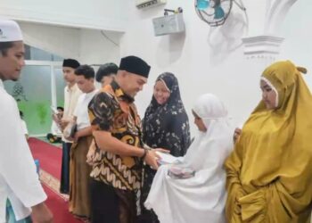 Keberkahan Ramadan, Gampong Lhok Banie Santuni Puluhan Anak Yatim