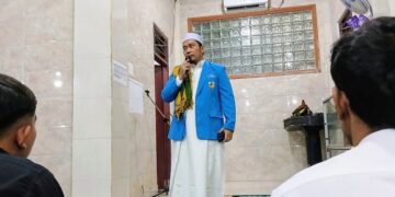 Warga BTN Sungai Pauh Sambut Safari Ramadan KNPI Langsa di Musala Al-Hidayah