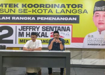 Golkar Kota Langsa Gelar Silaturahmi Bersama Puluhan Wartawan 