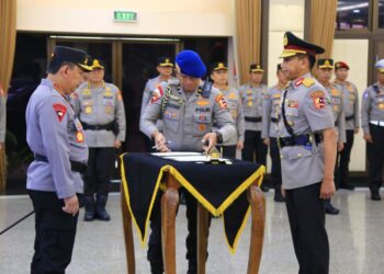 Pelantikan Astamaops Kapolri, Imam Sugianto Sertijab Kepada Akhmad Wiyagus