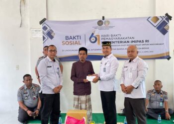 Kanwil Ditjenpas Aceh Tebar Kepedulian Lewat Bakti Sosial Di Dayah Nurul Huda