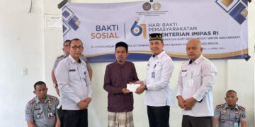 Kanwil Ditjenpas Aceh Tebar Kepedulian Lewat Bakti Sosial Di Dayah Nurul Huda