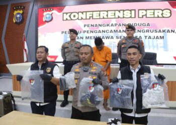 Ditreskrimum Polda Riau Berhasil Menangkap Diduga Pelaku Pengancaman Viral Di Medsos