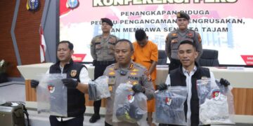 Ditreskrimum Polda Riau Berhasil Menangkap Diduga Pelaku Pengancaman Viral Di Medsos