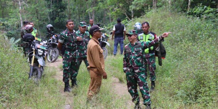 Cek Kondisi Wilayah, Dandim 0106 Raden Herman Sasmita Lakukan Kunjungan Kerja Ke Koramil Bintang