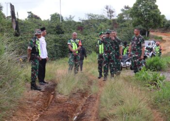 Dandim Raden Herman Sasmita Lanjutkan Kunker Ke Koramil Atu Lintang Dan Jagong Jeget