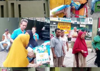 Rayakan Imlek, YAKIN Bagikan Ratusan Paket Sembako Untuk Warga Medan