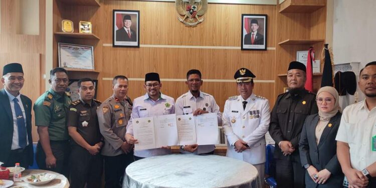 HBP Ke 61, Disaksikan Bupati Haili Yoga Rutan Takengon PKS Dengan Kemenag Aceh Tengah 