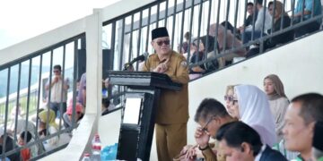 Bupati Tagore Abubakar Resmi Buka Event Pacu Kuda Dan Seni Budaya Trisatria Cup