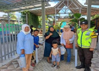 Hari Ke-3 Lebaran, Polsek Air Kumbang Tingkatkan Patroli Di Objek Wisata