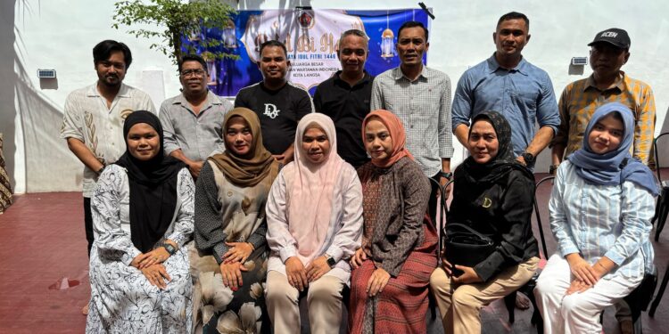 Momen Idul Fitri 1446 H, PWI Langsa Gelar Halal Bi Halal  
