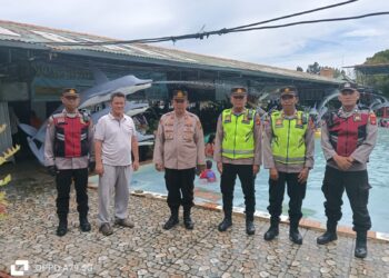 Pastikan Keamanan, Kapolsek Talang Kelapa Tinjau Objek Wisata Pemandian Tanah Mas