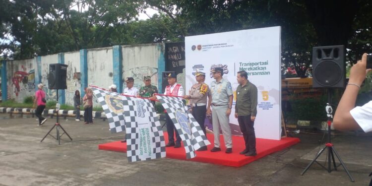 Pelepasan Peserta Angkutan Balik Mudik Gratis Kemenhub Tahun 2025 Kota Palembang