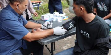 Sie Dokkes Polres Aceh Tengah Cek Kesehatan Gratis Untuk Pemudik Dan Petugas