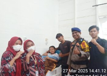 Polres Banyuasin Evakuasi Ibu Hamil Di Pelabuhan Tanjung Api Api, Persalinan Berjalan Lancar