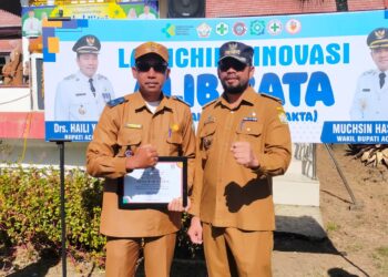 Kampung Wih Nareh Kecamatan Pegasing Terima Penghargaan “Desa Zero Stunting”