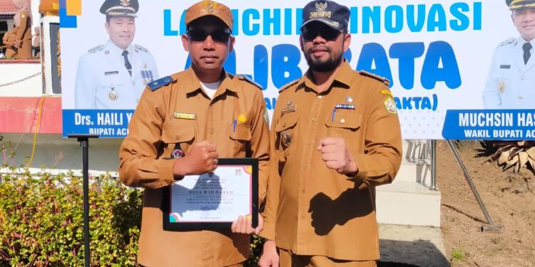 Kampung Wih Nareh Kecamatan Pegasing Terima Penghargaan “Desa Zero Stunting”