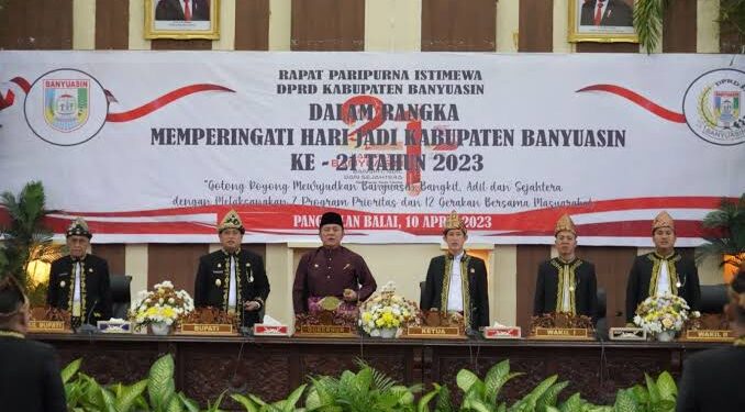 Memperingati HUT Kabupaten Banyuasin Ke-23 