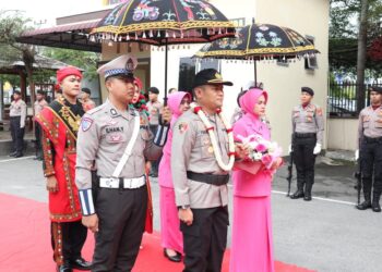 Polres Aceh Tenggara Gelar Upacara Pisah Sambut Kapolres