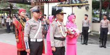 Polres Aceh Tenggara Gelar Upacara Pisah Sambut Kapolres