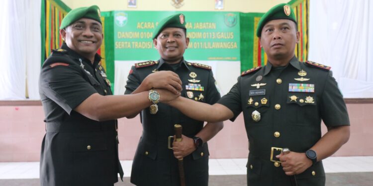 Dandim 0104 Aceh Timur Letkol Inf Tri Purwanto Jabat Kasrem 063/SGJ Kodam III/Siliwangi