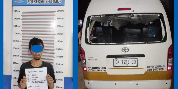 Sopir Hiace Hantam Truk Tronton Diduga Pakai Narkotika