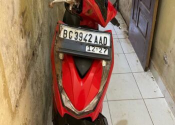 Polsek Air Kumbang Amankan Salah Seorang Pelaku Pencurian Sepeda Motor