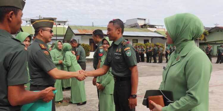 Pimpin Upacara Kenaikan Pangkat Dan Pindah Satuan, lni Pesan Dandim 0106/Aceh Tengah 