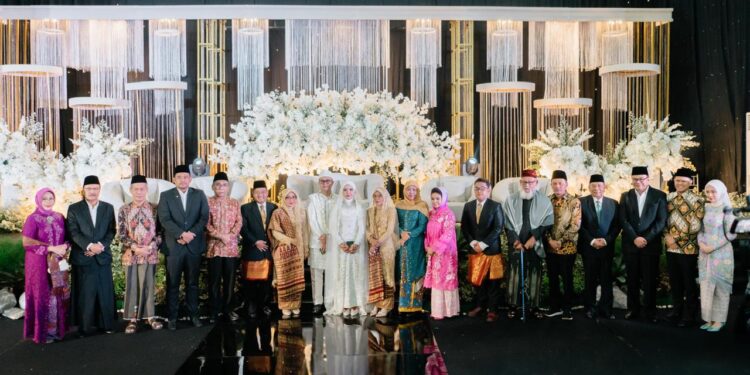 Menteri, Gubsu Dan Sejumlah Tokoh- Tokoh Hadir Resepsi Putri Ketua PW NU Sumut