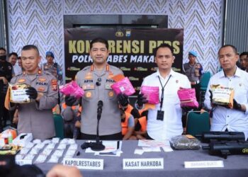 Satresnarkoba Polrestabes Makassar Berhasil Gagalkan Peredaran Narkotika