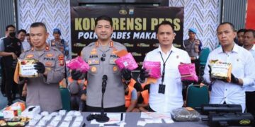 Satresnarkoba Polrestabes Makassar Berhasil Gagalkan Peredaran Narkotika
