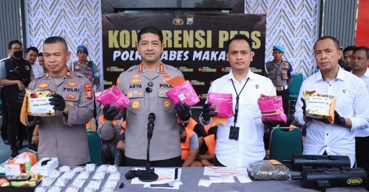 Satresnarkoba Polrestabes Makassar Berhasil Gagalkan Peredaran Narkotika