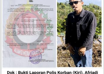 Diduga Tidak Sesuai Dengan Peristiwa Dialami Korban, Afriadi Andika : Ada Apa Dengan LP Polsek Lembang Jaya? 