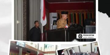 Wabup Sampaikan LKPJ 2024, Aceh Singkil Raih Capaian Positif Di Sejumlah Sektor